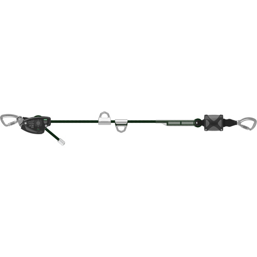 Corde de 60' pour ligne de vie temporaire horizontale, Corde d'alpinisme GTA Hardware Inc