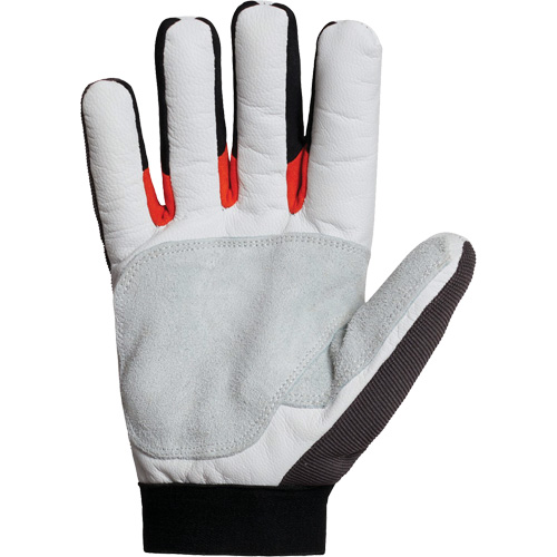 Clutch Gear&reg; Thinsulate Mechanic's Gloves, Grain Goatskin/Split Leather Palm, Size Small/7 GTA Hardware Inc