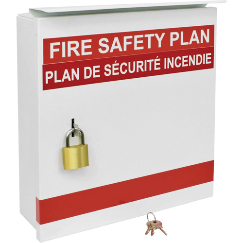 Boîte pour plan de s&eacute;curit&eacute; en cas d'incendie GTA Hardware Inc