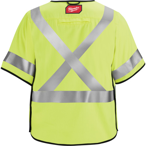 Gilet de s&eacute;curit&eacute; &agrave; maille d&eacute;tachable, Noir/Jaune lime haute visibilit&eacute;, Moyen/Petit GTA Hardware Inc