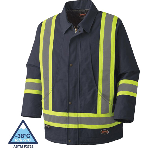 5535A Quilted Duck Parka, Navy Blue, Small GTA Hardware Inc