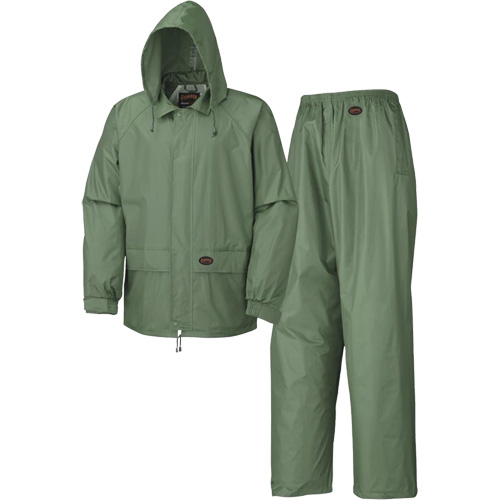 583 V&ecirc;tements imperm&eacute;ables, Polyester/PVC, Petit, Vert GTA Hardware Inc