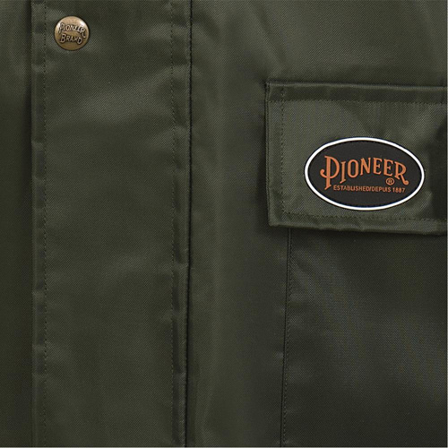 D8120J Nailhead Ripstop Tree Planter Hooded Jacket, Polyester/PVC, X-Small, Green GTA Hardware Inc