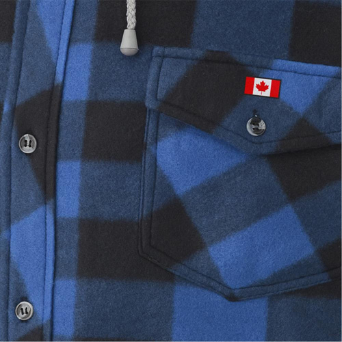 415SS Chemise &agrave; capuche matelass&eacute;e, Hommes, Petit, Multicolore GTA Hardware Inc
