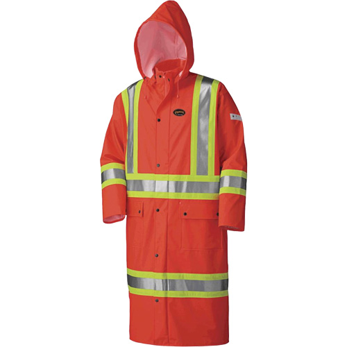 5896 Manteau long imperm&eacute;able et ignifuge, Petit, Orange haute visibilit&eacute; GTA Hardware Inc