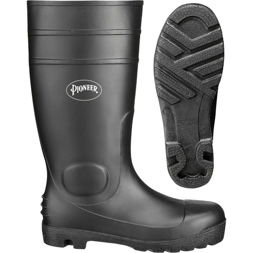 1011 Bottes de s&eacute;curit&eacute;, PVC, Pointure 10, Semelle R&eacute;sistant aux perforations GTA Hardware Inc