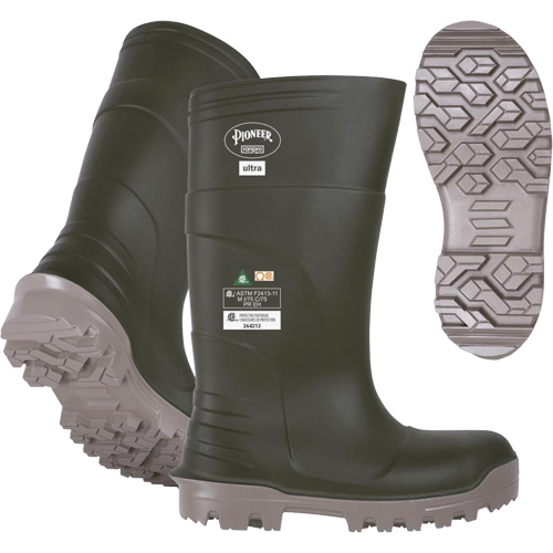 B105FUL.GR Bottes Pioneer Ultra, Polyur&eacute;thane, Embout Acier/Composite, Pointure 6, Semelle R&eacute;sistant aux perforations GTA Hardware Inc