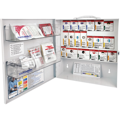 SmartCompliance&reg; First Aid Cabinet, Meets CSA Z1220-17 Type 2 Low-Risk Environment, Small (2-25 Workers) GTA Hardware Inc