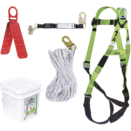 RK2-50 Ensemble de protection contre les chutes s&eacute;rie Contractor, Trousses pour couvreur de toit GTA Hardware Inc
