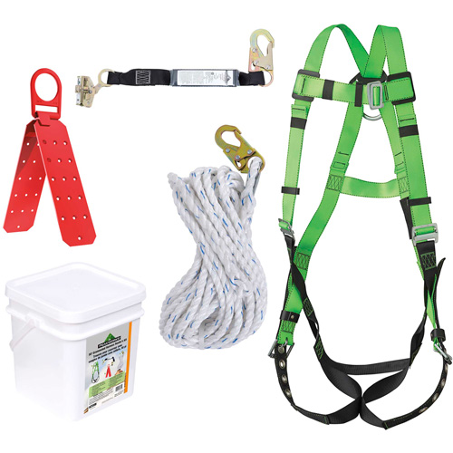 RK8-50 Ensemble de protection contre les chutes &agrave; illets, Trousses pour couvreur de toit GTA Hardware Inc