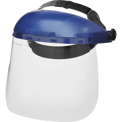 Masque protecteur avec coque simple de la s&eacute;rie 390 Premium, Ac&eacute;tate, Suspension Rochet GTA Hardware Inc