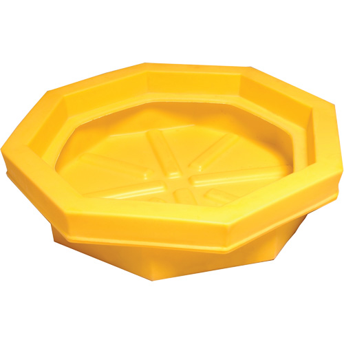 Ultra-Drum Tray&reg; without Grating, 32" L x 32" W x 8.1" H, 22.8 US gal. Spill Capacity GTA Hardware Inc