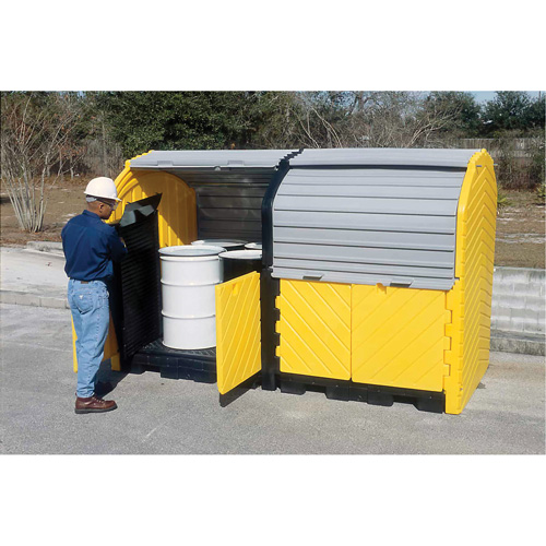 Extender Kit with Drain for Ultra-Hard Top Spill Pallets&reg;, 64" L x 79" W x 62" H, 9000 lbs. Load Capacity GTA Hardware Inc