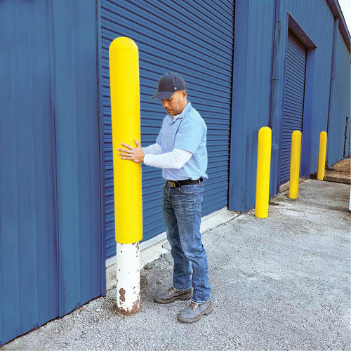 Ultra-Post Protector&reg;, 6" Dia. x 52" L, Yellow GTA Hardware Inc