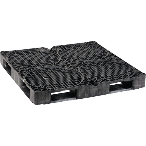 Ultra-Spill King palette seulement, 4 barils, Capacit&eacute; de d&eacute;versement 85 gal. US, 48,8" x 48,8" x 5,5" GTA Hardware Inc