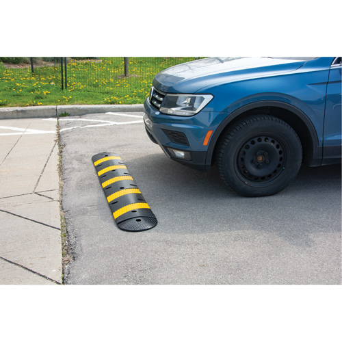 Speed Bump Kit, Rubber, 4' L x 11" W x 2" H GTA Hardware Inc