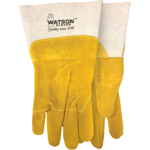 Ram Tough Welding Gloves, Goat Grain/Split Cowhide, Size Medium GTA Hardware Inc