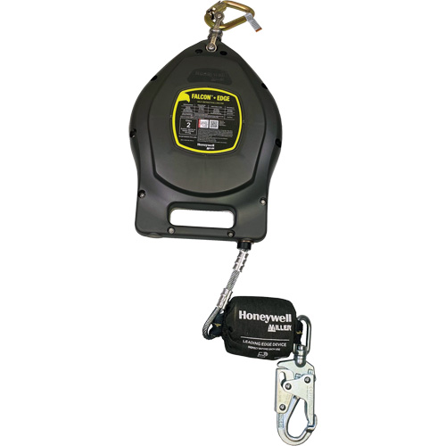 Falcon+ Edge Self-Retracting Lifeline, 50', Galvanized Steel, Swivel GTA Hardware Inc