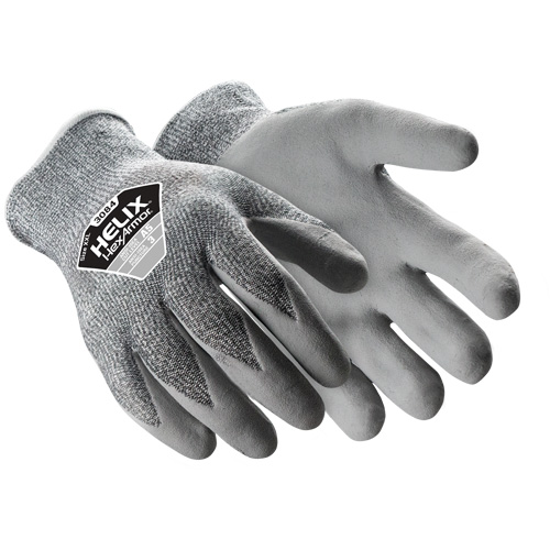 Helix&reg; 3084 Cut-Resistant Gloves, Size Small/7, 13 Gauge, Silicone Coated, HPPE Shell, ASTM ANSI Level A5 GTA Hardware Inc