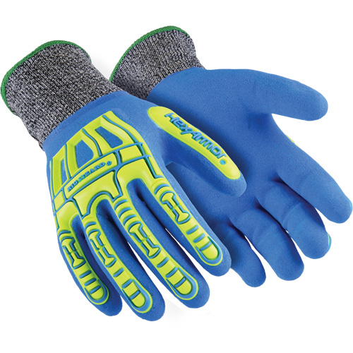 Gants r&eacute;sistants aux coupures Rig Lizard Fluid 7102, Taille 5/2T-petit, Calibre 13, Rev&ecirc;tement Nitrile, Enveloppe en Fibre de verre/PEHP, ASTM ANSI niveau A4 GTA Hardware Inc