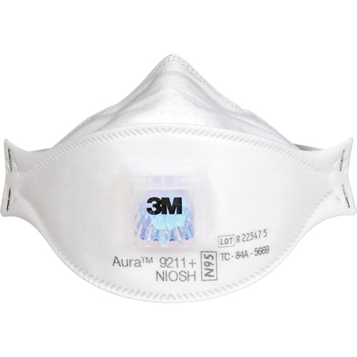 Respirateur &agrave; particules Aura 9211+, N95, Certifi&eacute; NIOSH GTA Hardware Inc