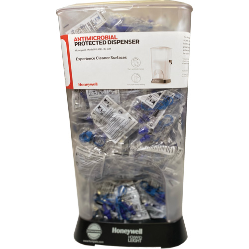 Distributeur de bouchons doreille filaires HL400 AM avec boîte de bouchons doreille SDT-30 GTA Hardware Inc