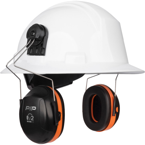 Dynamic V2 Passive Ear Muffs, Cap Mount, 25 NRR dB GTA Hardware Inc
