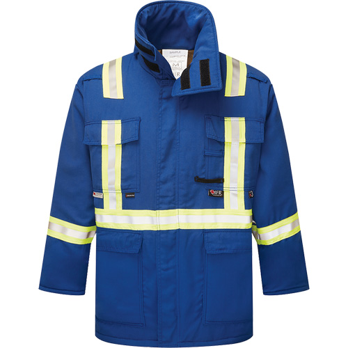 Parka isol&eacute;, antistatique et ignifuge  6,5 oz Westex DH, T-Grand (grande taille), Bleu royal GTA Hardware Inc
