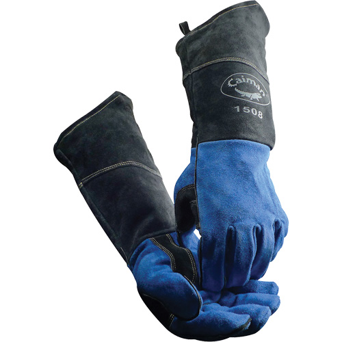 Caiman&reg; Welder's Gloves, Split Cowhide, Size Large GTA Hardware Inc