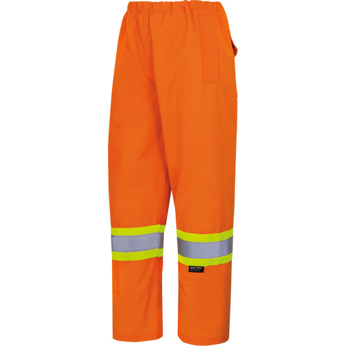 5586 450D Waterproof Safety Pants, Polyester/Polyurethane, 4X-Large, High Visibility Lime-Yellow GTA Hardware Inc
