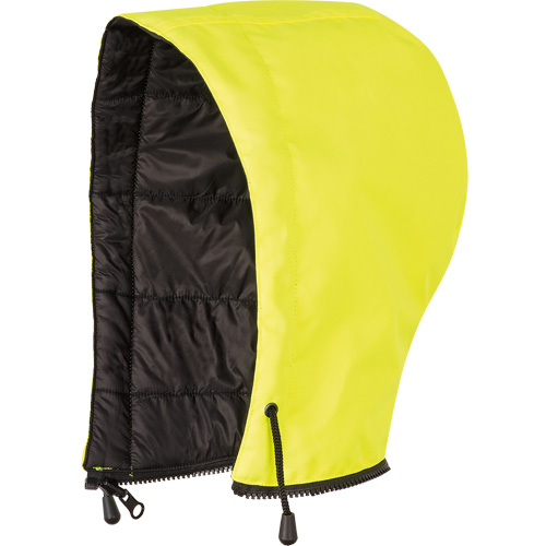 5771H Capuchon pour manteau de s&eacute;curit&eacute; haute visibilit&eacute; r&eacute;versible, Jaune lime haute visibilit&eacute;, Nylon/Polyester GTA Hardware Inc