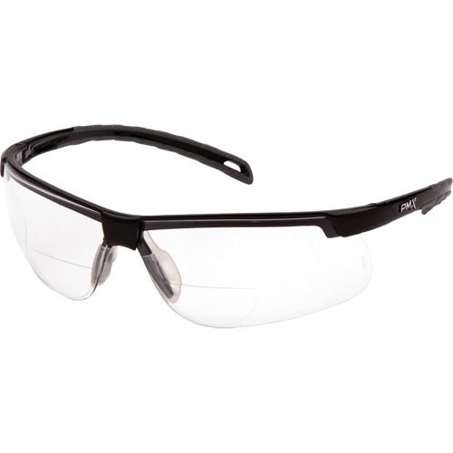 Lunettes de lecture H2MAX avec monture noire, Antibu&eacute;e, Transparent, Dioptrie 2,0 GTA Hardware Inc
