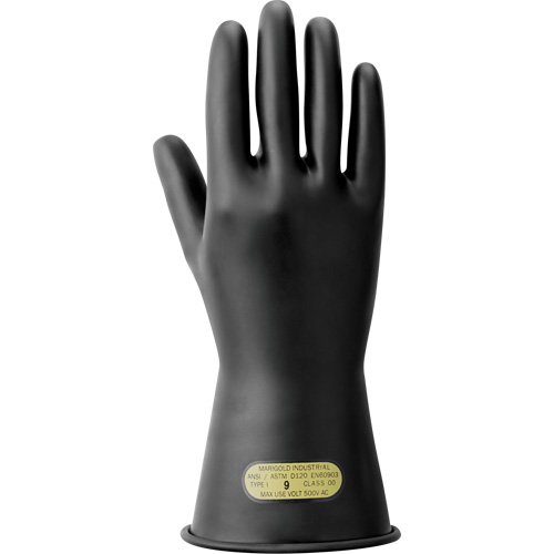 Gants isolants pour travaux &eacute;lectriques, ASTM classe 00, Taille 7, 11" lo GTA Hardware Inc