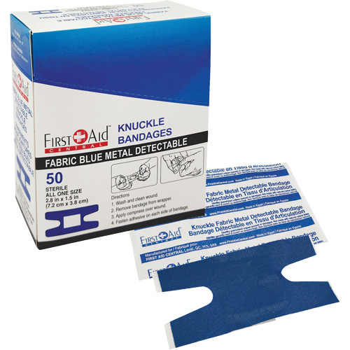 Bandages, Knuckle, Fabric Metal Detectable, Non-Sterile GTA Hardware Inc