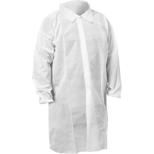 Sarrau de laboratoire KleenGuard KGA10, Moyen, Blanc GTA Hardware Inc