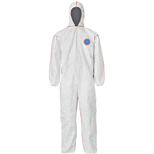 SFR Coveralls with Hood, Medium, White, Tyvek&reg; 400 GTA Hardware Inc