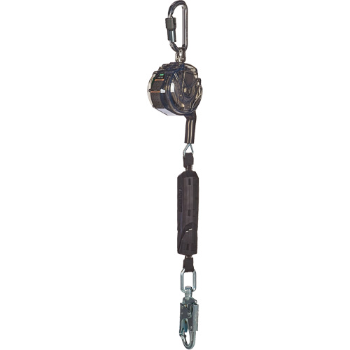 V-TEC 36CS Personal Fall Limiter-Cable, 10', Galvanized Steel, Swivel GTA Hardware Inc