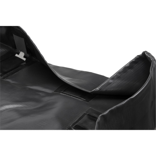 Collapsible Berm, 60 US gal. Capacity, 4' W x 4' L x 6" H, Snap-Up Bracket GTA Hardware Inc