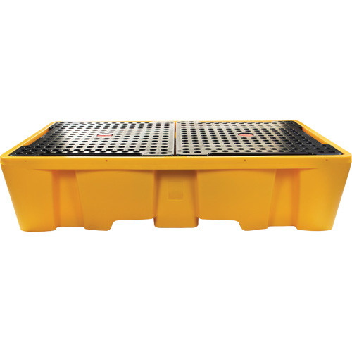Double palette de d&eacute;versements IBC, Capacit&eacute; de d&eacute;versement 317 gal. US, 89" x 57" x 23" GTA Hardware Inc