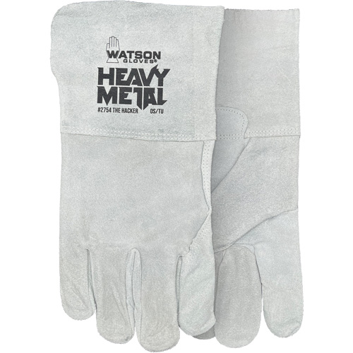 The Hacker Welding Gloves, Split Cowhide, Size One Size GTA Hardware Inc