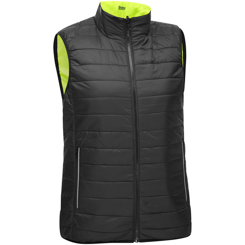 Veste bouffante, enveloppante et r&eacute;versible avec X au dos Bisley pour femmes, Jaune lime haute visibilit&eacute;, 3T-Grand, Polyester GTA Hardware Inc