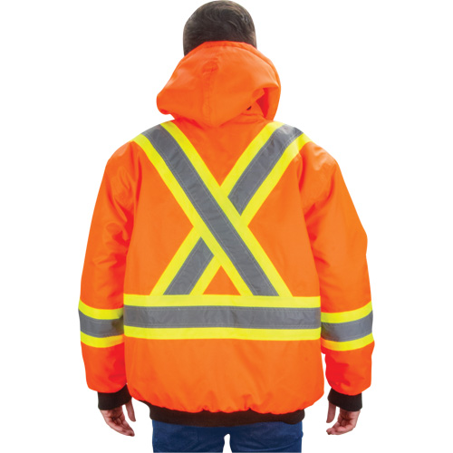 Waterproof 7-in-1 Winter Parka, High Visibility Orange, X-Large GTA Hardware Inc