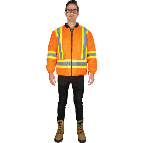 Waterproof 7-in-1 Winter Parka, High Visibility Orange, X-Large GTA Hardware Inc