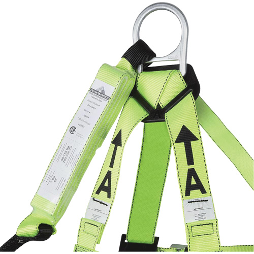FBH-10000A5440-4 4' Class A Harness & Lanyard with 220 lbs. Capacity, Harness/Lanyard Combo GTA Hardware Inc