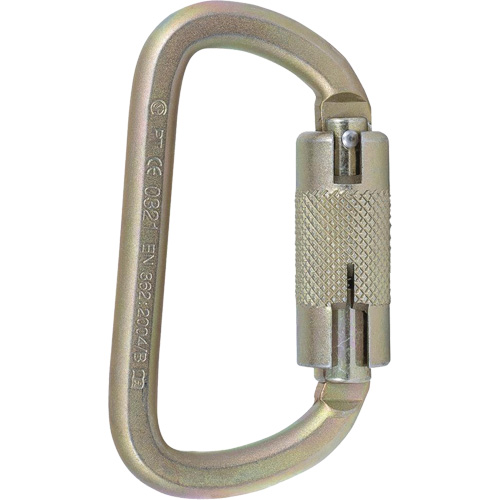 CP-03015-2 Zinc Plated Carabiner with 3/4" Gate Opening, Steel GTA Hardware Inc