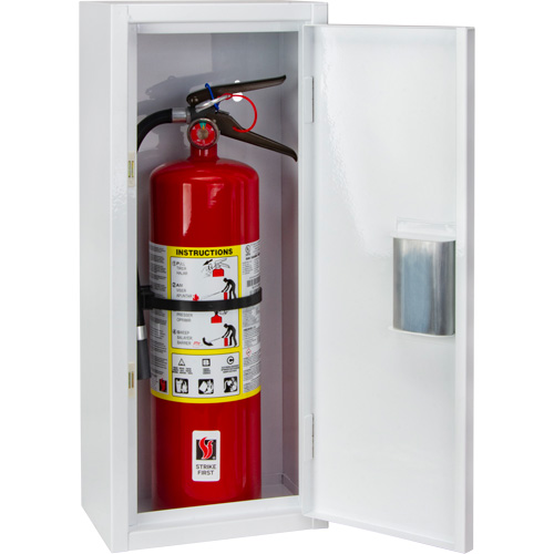 Indoor Fire Extinguisher Cabinet, 10" W x 24" H x 7" D GTA Hardware Inc
