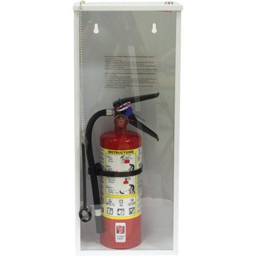Light-Duty Fire Extinguisher Cabinet, 10" W x 24" H x 6" D GTA Hardware Inc