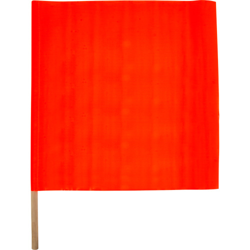 Traffic Safety Flag, Mesh, With Handle GTA Hardware Inc