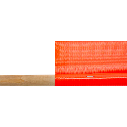 Traffic Safety Flag, Mesh, With Handle GTA Hardware Inc
