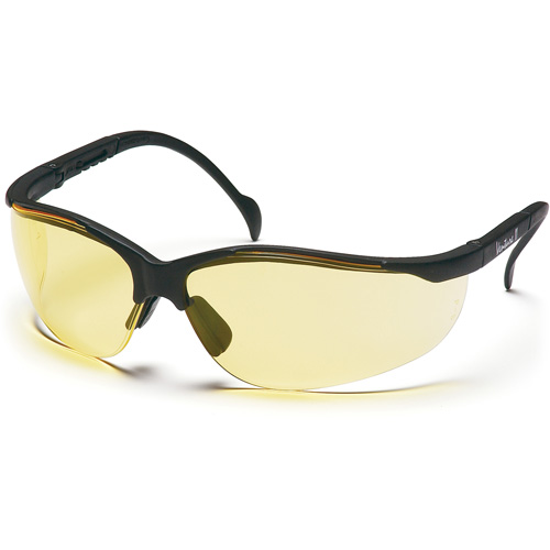 Lunettes de s&eacute;curit&eacute; &agrave; demi-monture Venture II, Lentille Ambr&eacute;e, ANSI Z87+/MCEPS GL-PD 10-12/R&eacute;pond ou surpasse la norme CSA Z94.3 GTA Hardware Inc